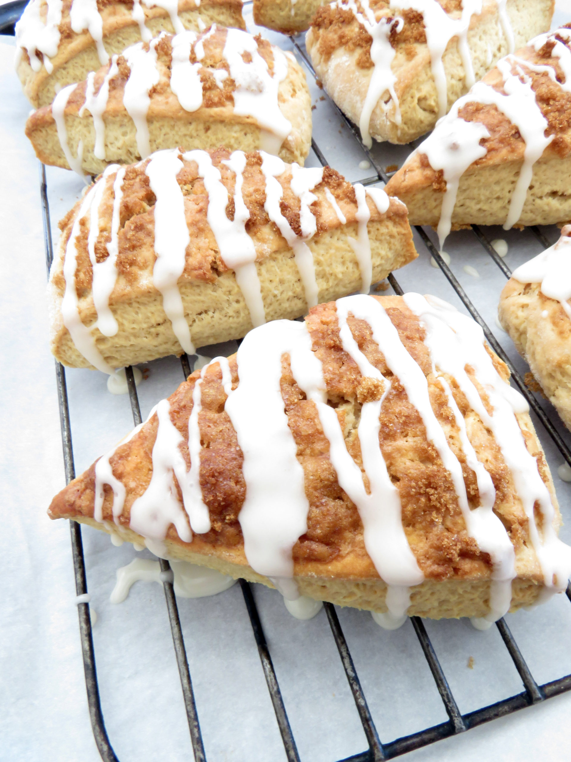 Brown Sugar Scones With Maple Glaze The Cup Of Life