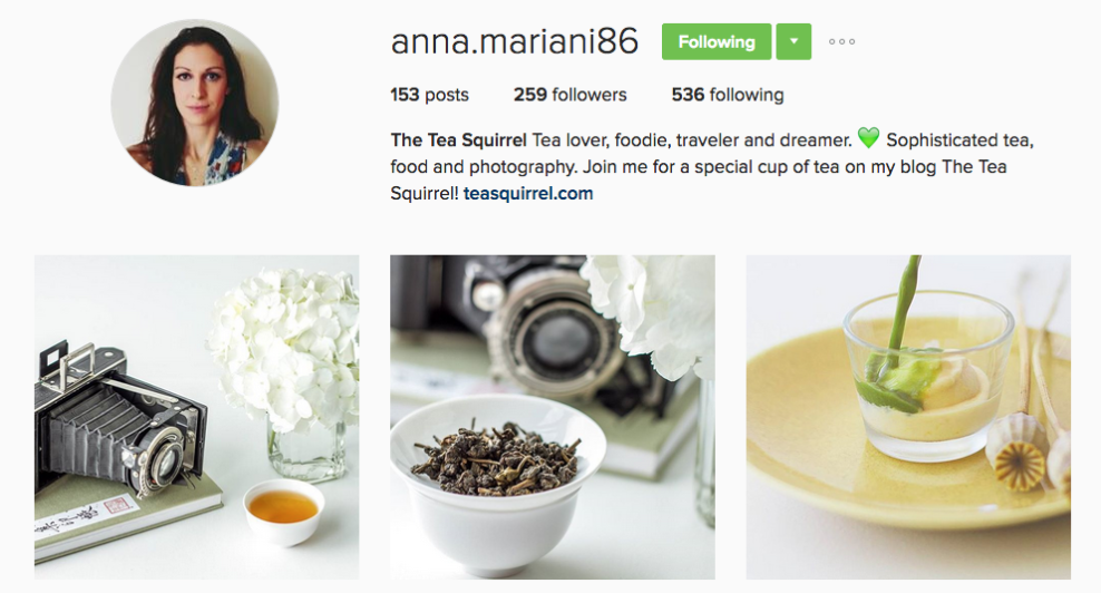 Top Tea Instagram Users - The Cup Of Life