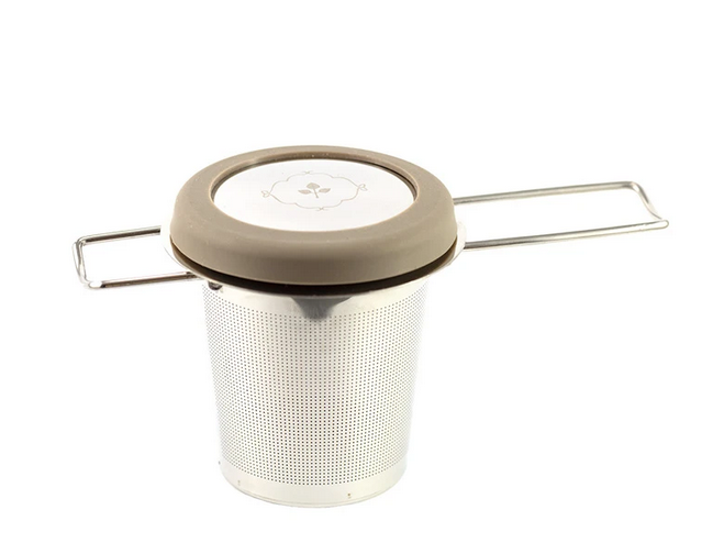 Lixada Titanium Mesh Tea Infuser Basket Camping Tea Cup Brewing Filter w/Handle 