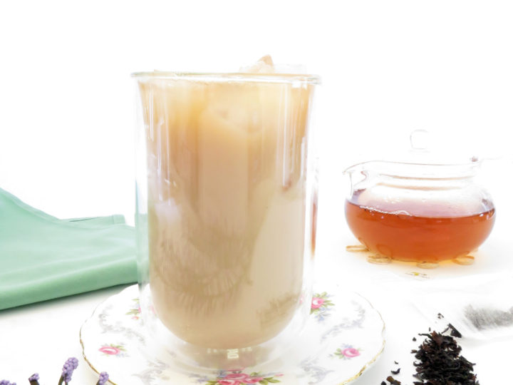 Iced English Breakfast Tea Latte - The Cup of Life