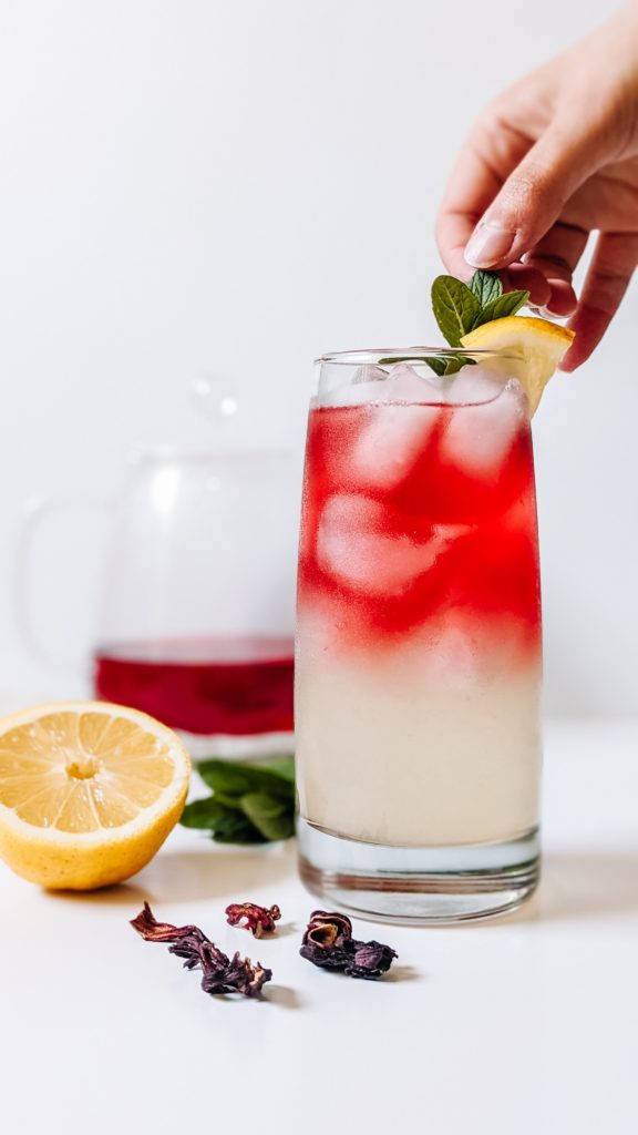 hibiscus lemonade