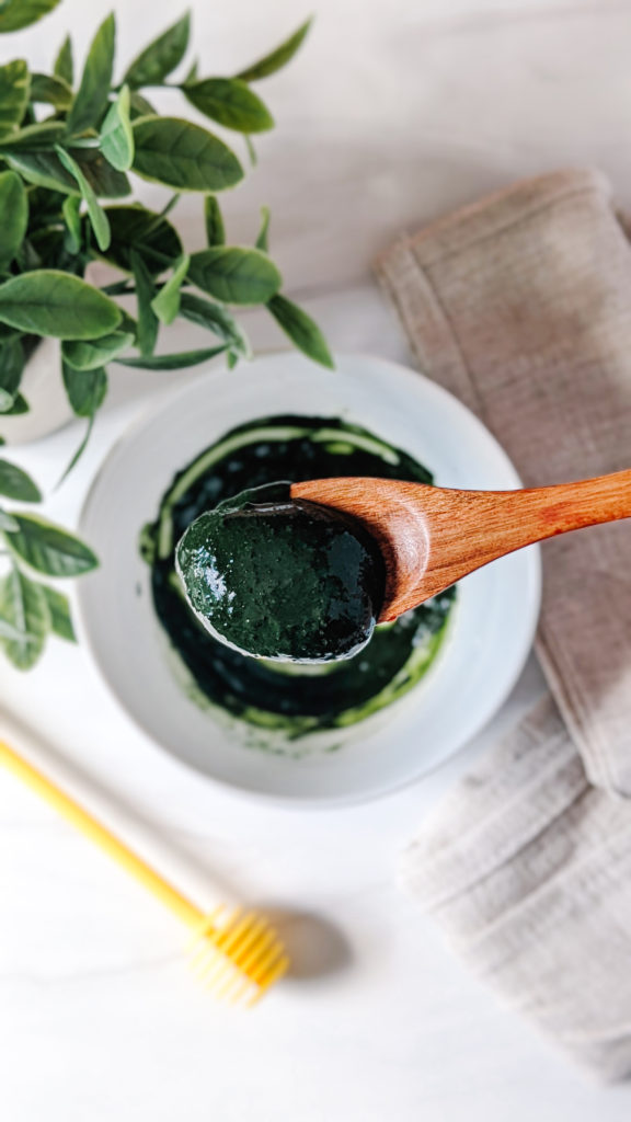 green tea face mask