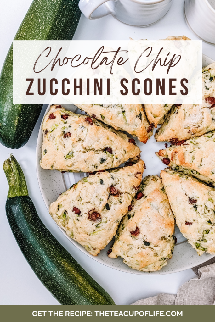 chocolate chip zucchini scones recipe
