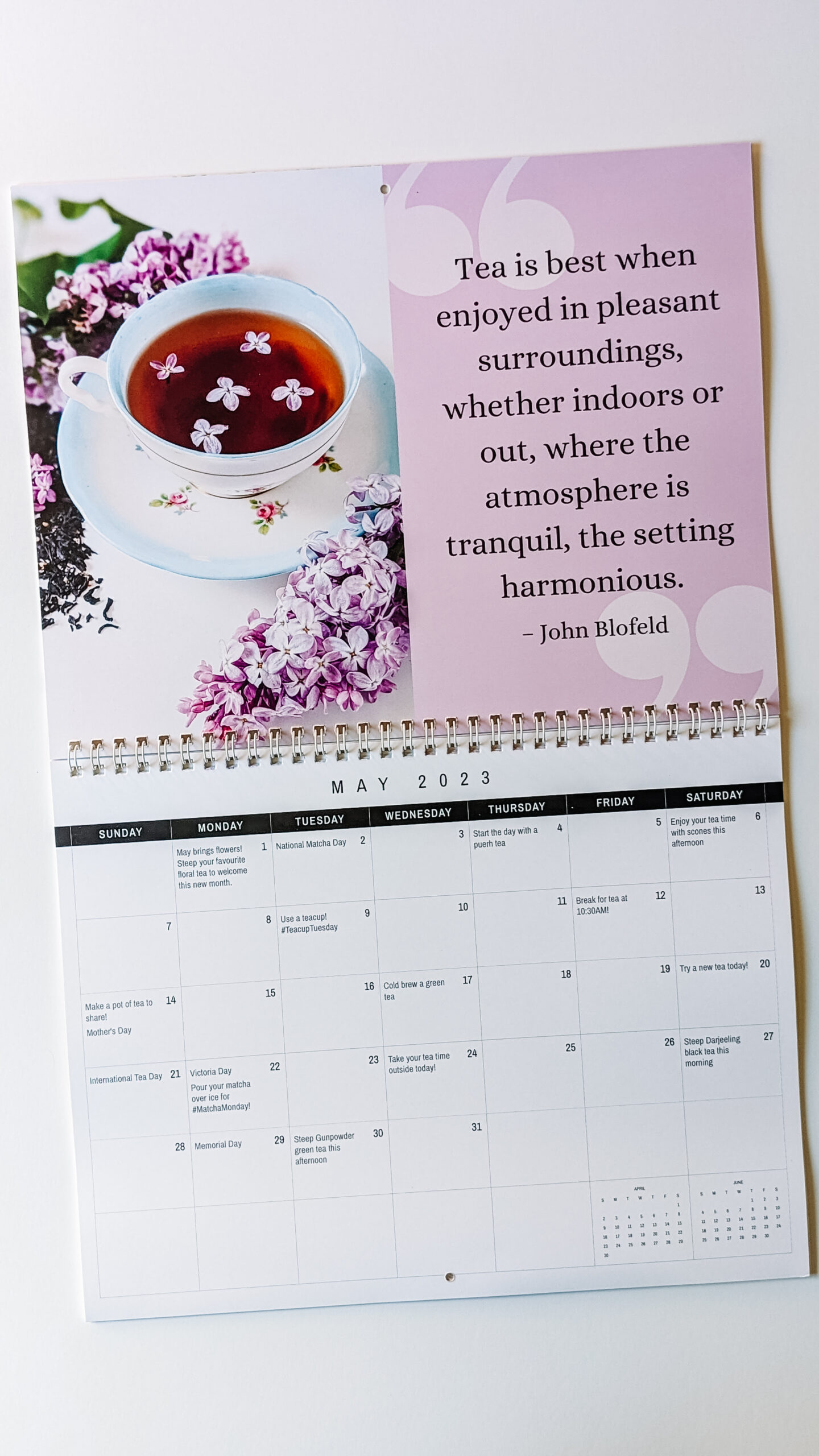 2023 Tea Lovers Calendar Available Now! The Cup of Life