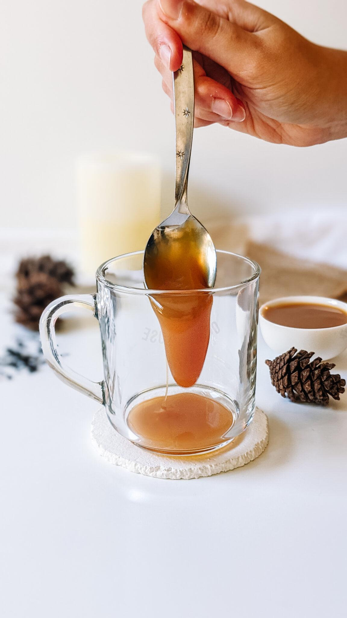 Smoked Butterscotch Tea Latte The Cup of Life