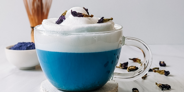 Butterfly Pea Flower Tea Latte